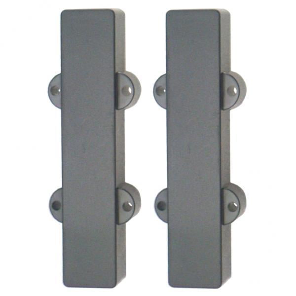 2x de de Tipo Seldo Cerrado Sin Orificio para Guitarra Sunnimix Cubierta de pastilla cerrada para bajos
