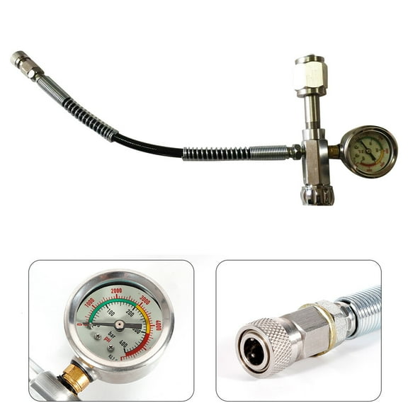 CGA347 Paintball Fill Station Kit PCP SCBA Charging Refill Adapter & 24'' Hose