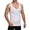 A1-White1490, variant on XIAONU Men Solid Shapewear Tank Top U Neck Sleeveless Slim Underwear Top