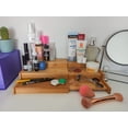 thumbnail image 5 of DECOMIL - Spice Shelf Organizer for Cabinet, Tiered Spice Rack for Countertop, Bamboo, Expandable 8,75(Expandable to 15,5) x 8,25 x 3, 5 of 5