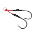 thumbnail image 4 of de doble asistencia de acero al carbono Pntil de jigging s de púas Cordones de asistencia - Macarena Ayudar a los ganchos, 4 of 6