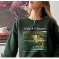 thumbnail image 5 of SsofieStore Pride and Prejudice Sweatshirt - Pemberley House Derbyshire Sweater, Jane Austen Bookish Crewneck, 5 of 6