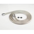 thumbnail image 1 of Manguera de ducha Purelux de 254 cm de acero inoxidable cromado, 1 of 4