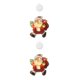 thumbnail image 3 of Naiovety Navidad LED decoración muñeco de nieve estrella campana luz vacaciones ventana decoración LED ventosa luces Navidad colgante para Navidad 2021 Type1 NO1 Naiovety CBP168148, 3 of 6