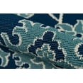 thumbnail image 4 of Floral Baja Outdoor Rug in Blue - Rectangle 2'3" X 4'6", 4 of 5