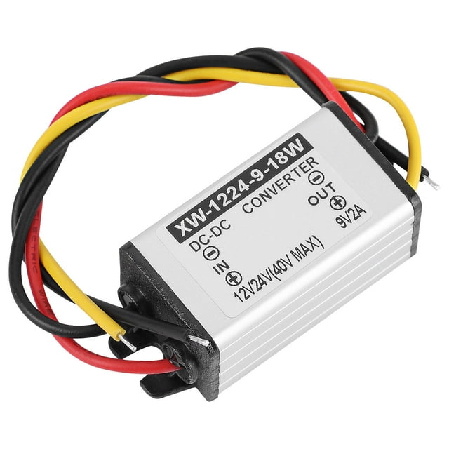yingyy 1/2/3/5 DC-DC Bus Converter 12V/24V Aluminum Voltage Regulator Replacing Professional Power Supply Module 9V 2A 1 Pc