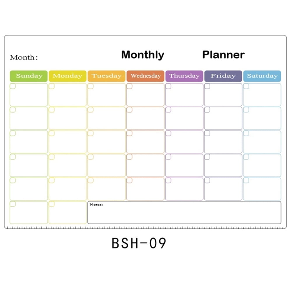 Details about   White Board Calendar for wall Fridge Magnetic Whiteboard Monthly Planner 2020 