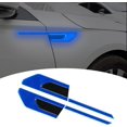 thumbnail image 1 of 2 Pieces Car Reflective Sticker Door Side Marker Bumper Strips Universal Car Night Visibility Reflective Safety Warning, 1 of 4