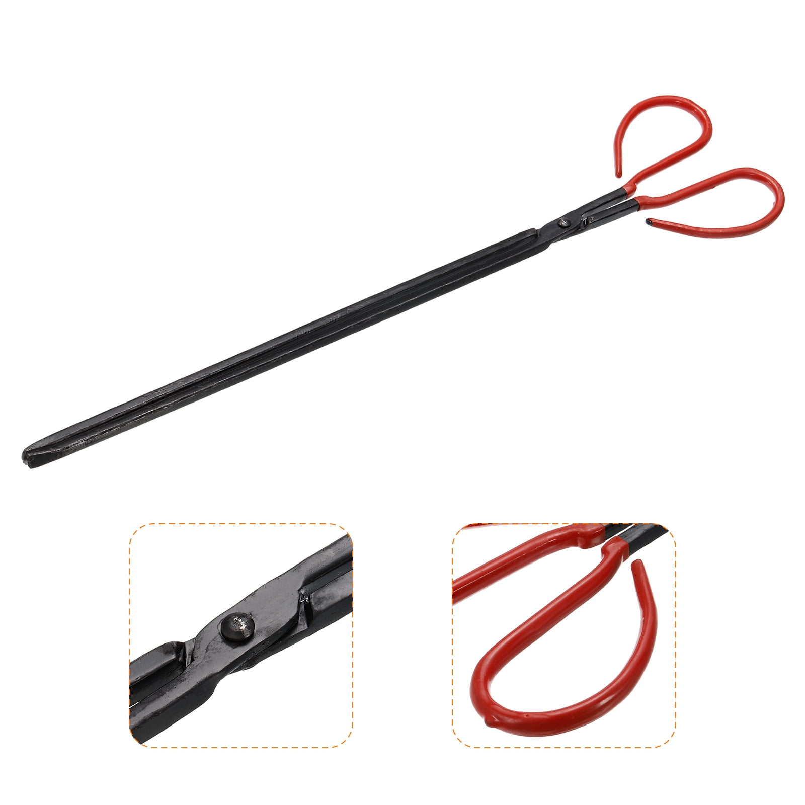 Unique Bargains Scissors Tong Fireplace Firewood Picker Barbecue Charcoal Picker 20.47in