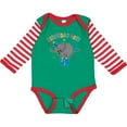 thumbnail image 3 of Inktastic Circus Elephant 1st Birthday Boy Boys Long Sleeve Baby Bodysuit, 3 of 5