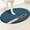 Atlantic Blue, variant on Muddy Mat® Shown on TV Super Absorbent Microfiber Dog Door Mat for Muddy Paws, Non-Slip Washable Pet Rug, Quick Dry Chenille Entryway Carpet,Machine Washable Indoor Outdoor Mat, Brown Oval 3ft x 5ft