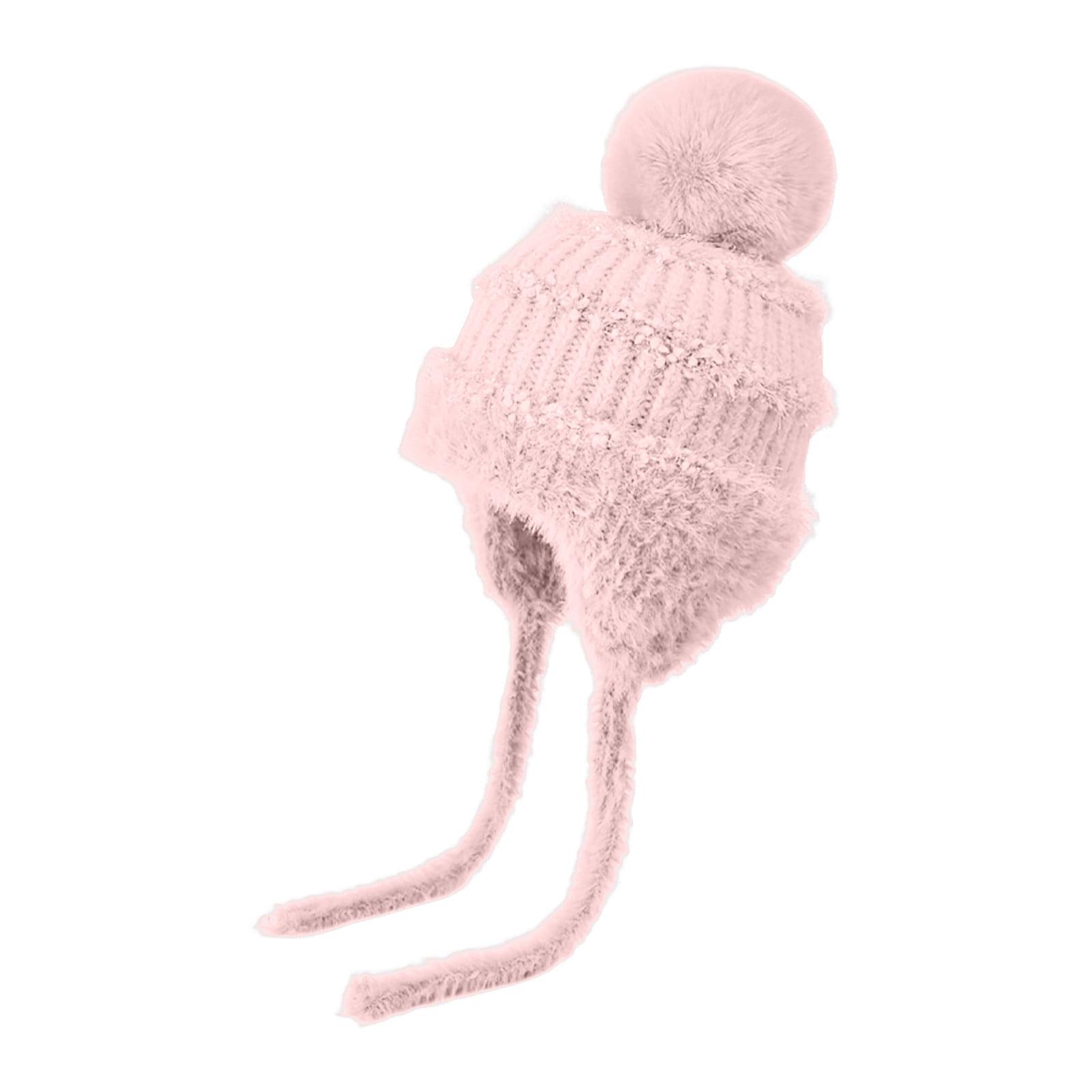 Wancir Women Winter Peruvian Cover Ears Beanie Hat Ear Flaps Sherpa Ski Snow Hats Knit Fleece Lined