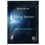 Omni Global Labs Sleep Better Patches: Organic, Vegan, Non-GMO - Made in The USA - 30 Patches