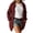 Wine, variant on Women's Hooded Cable Knit Cardigan Sweater with Pockets 2026 Fall Trendy Coat Jacket