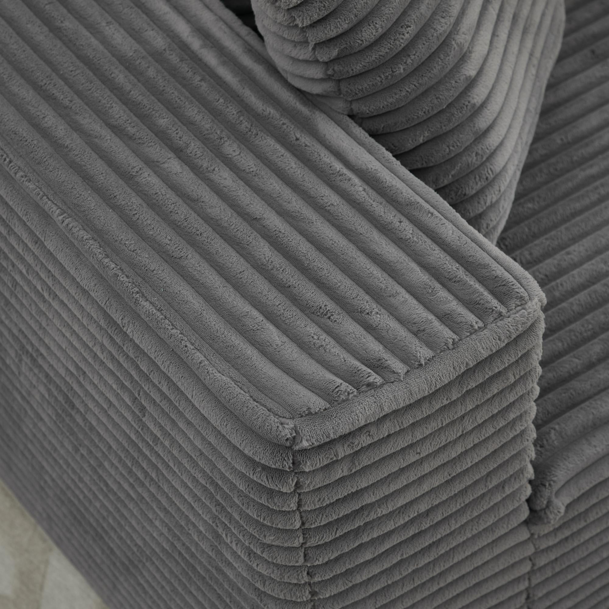 MAYEERTY Modular Sectional Single Seat - Gray, Extends L/U-Shaped Sofa