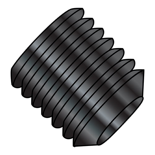 3/8-16X1 Coarse Thread Socket Set Screw Flat Point Plain (Pack Qty 100) BC-3716SSF