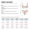 thumbnail image 6 of Daiia Pastry Women's Bikini Set Two Piece Swimsuit High Waisted Bikini Adjustable Straps Bikini Perfect for Beach, Pool, and Summer Vacation-X-Large, 6 of 9