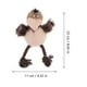 thumbnail image 5 of Crow Forma Perro Squeaky Juguete Mascota Teaser Squeaker Dientes Limpieza Muela de peluche Juguete, 5 of 5