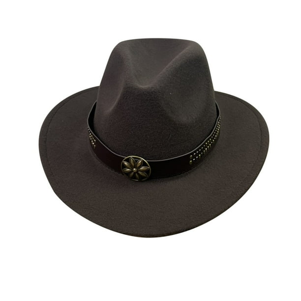 Sombrero fedora unisex de moda: material de lana, circunferencia de 56-58 cm, adecuado para uso diario/casual, accesorio perfecto para el invierno.