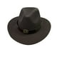thumbnail image 1 of Sombrero fedora unisex de moda: material de lana, circunferencia de 56-58 cm, adecuado para uso diario/casual, accesorio perfecto para el invierno., 1 of 4