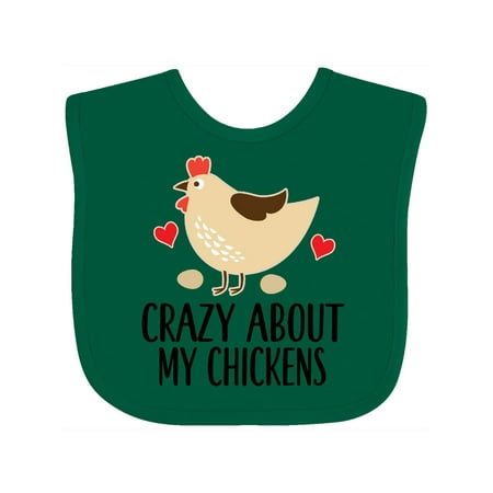 

Inktastic Cute Chicken Farming Gift Baby Boy or Baby Girl Bib