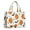 Halloween Pumpkin Bat-1, variant on Large Capacity Tote Bag,Halloween Pumpkin Bat Pattern Handbag Fashion Luxury Tote Bag,15.7"x13"x 5.1" Inches,Laptop Compatible