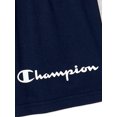 thumbnail image 3 of Champion Girls’ Side Taped French Terry Shorts, Sizes 7-16, 3 of 3