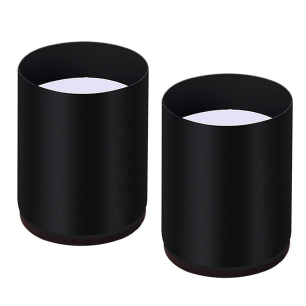 Elevadores de muebles, elevadores de cama, elevadores de patas de silla, elevadores de sofá para muebles de silla Redondo 6x10cm Negro