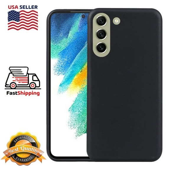 Galaxy S21 FE 5G Case, AMZER Samsung Galaxy S21 FE 5G Basic Case Shockproof Case Soft Gel TPU Anti-slip Bumper Thin Slim Phone Case Covers For S21 FE 5G,Black