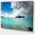 thumbnail image 2 of Bora Bora French Polynesia Panorama - Large Seascape Art Canvas Print, 2 of 3
