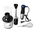 thumbnail image 1 of Batteur à main électrique 1000 W, 5 vitesses, en acier inoxydable, sûr, facile à utiliser, fouet électrique avec tête de batteur et bol, 1 of 4