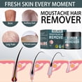 thumbnail image 5 of Men's Facial Hair Removal Cream for Beard Chin Hairline Underarm Chest Back Legs Arms, Depilatory Cream, Prevent Hair Growth, 5 of 6