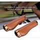thumbnail image 4 of Manillares de bicicleta ZHAOCHENG bloqueables cuero marrón, 4 of 5