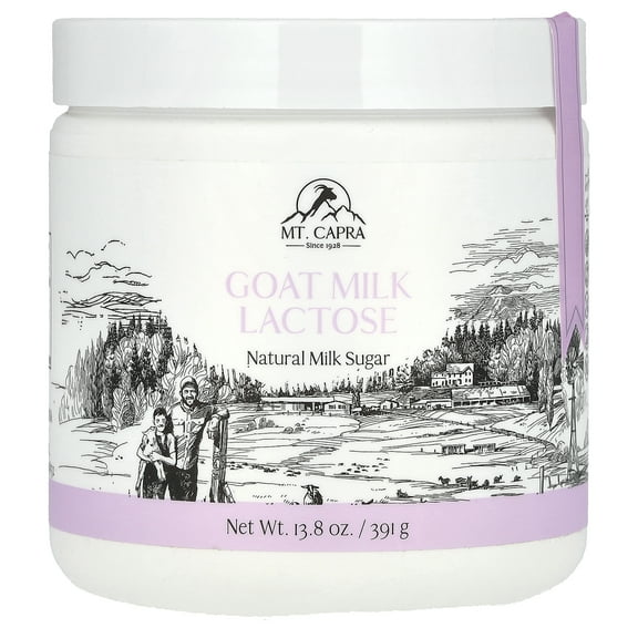 Mt. Capra Products - Goat Milk Lactose Powder - 13.8 oz.