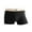 Black, variant on LYEAA Mens Cotton Underwear with Pouch Soft Breathable Boxers Solid Plus Comfortable Underpants Elastic Waistband Fashion Briefs No fly Black L