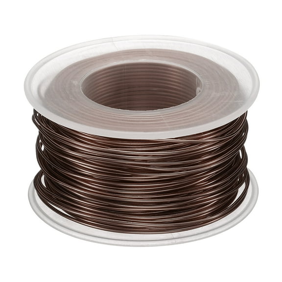 Uxcell Bonsai Wire Anodized Aluminum Training Wire Roll 1mm Gauge 98ft Length Bendable Bonsai Tree Wire for Garden