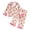 D-Red, variant on Jkety Pajamas for G`irls Short Sleeve Long Pants Outfit 2 Piece Sleepwear Button Pjs Sets(Green,5-6 Years)