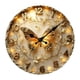 thumbnail image 5 of Reloj de pared grande, moderno y creativo en 2D, elegante, de madera, con mecanismo silencioso para el hogar. 20 centímetros, 5 of 9