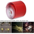 thumbnail image 5 of 2 Rollos de Cintas Reflectantes de 2 Colores, Cinta de Advertencia Reflectante Etiqueta de Seguridad Nocturna, Plata, Rojo-5 cm * 3 m-Cinta de Advertencia para vehículos Coche, 5 of 5