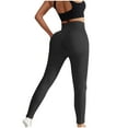 thumbnail image 3 of Zuesphe Tummy Control Yoga Pants for Women Womens Leggings High Waisted Capri Athletic Pants for Women with Pockets Wide Leg My Orders past Orders, 3 of 6