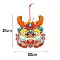 thumbnail image 6 of Dserhfy DIY Handmade Materials Handheld Lantern Chinese Style Spring Festival Retro Traditional Paper Lantern Children New Year Cartoon Lantern, 6 of 8