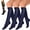 Dark Blue, variant on Jinswick 3 Pairs Compression Sock for Women and Men Circulation -Best for Running,Nursing,Athletic Sports