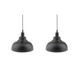 thumbnail image 1 of Pantalla de 2 Piezas para Lámpara de tejado Lámpara Colgante Lámpara Colgante, Negro / Bronce / Plata / Negro - con lámpara Fernando Chandelier Shade, 1 of 8