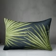 thumbnail image 3 of Creative Products Palm Leaves Blue 14 x 20 Indoor / Outdoor Pillow, 3 of 3