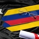 thumbnail image 5 of Graduación Sash Bandera de Venezuela Bufanda Chal Estola Azul zafiro con rayas de estrellas Vestido de soltero Accesorio Cinta 180 * 14 cm, 5 of 5