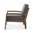 thumbnail image 2 of Patio Furniture, [Single Chair] GRENADA CLUB CHAIR, Grey Outdoor Sofa,Wood+Waterproof Fabric Patio Chairs, Garden & Outdoor & Patio Furniture Patio Seating [Single Chair] GRENADA CLUB CHAIR, 2 of 6