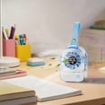 thumbnail image 4 of WKSCLPAI Clip Fan Transparent High Power Mini Pendant Handheld Desktop Outdoor USB Rechargeable High Airflow White Blue, 4 of 8