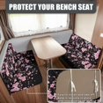 thumbnail image 2 of POLERO Cherry Blossom & Hummingbird Print Backrest and Seat Covers Stretch, Suitable for RV Camper, RV Dinette Cushion Covers for Sofa RV Sofa 4 Pieces, 2 of 8