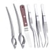 thumbnail image 3 of Juego de utensilios de emplatado, pinzas de cocina con agarre cómodo y pinzas de precisión 6 piezas, 3 of 9