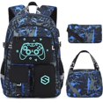 thumbnail image 1 of Mochila Scothen Cool Luminous School con bolsa de almuerzo y estuche para lápices, 1 of 8